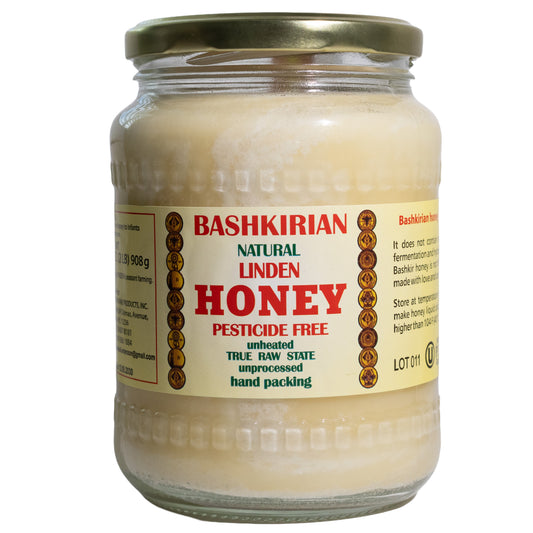 Bashkirian Natural Linden Honey, 32oz