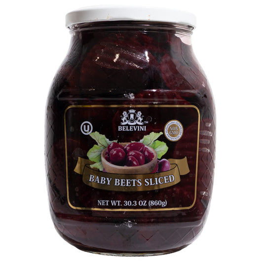 Belevini Baby Beets Sliced, 30.3oz