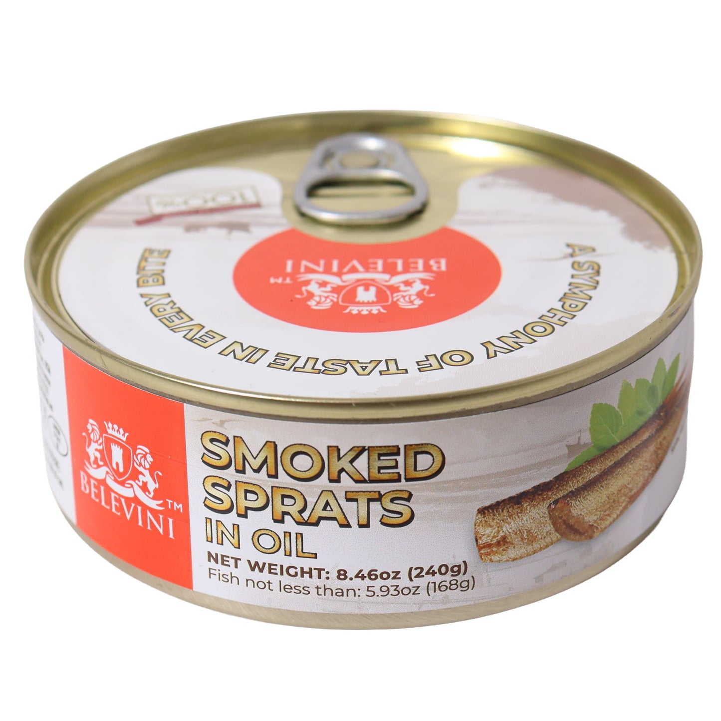 Belevini Smoked Sprats in Oil, 8.46oz