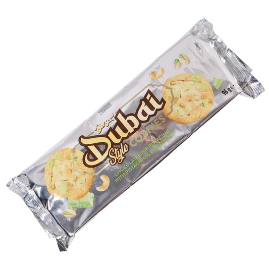 Bergen Dubai Style Cookies Chocolate Chip Pistachio w/ Pistachio and Cashew, 3.39oz