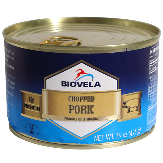 Biovela Chopped Pork, 15oz