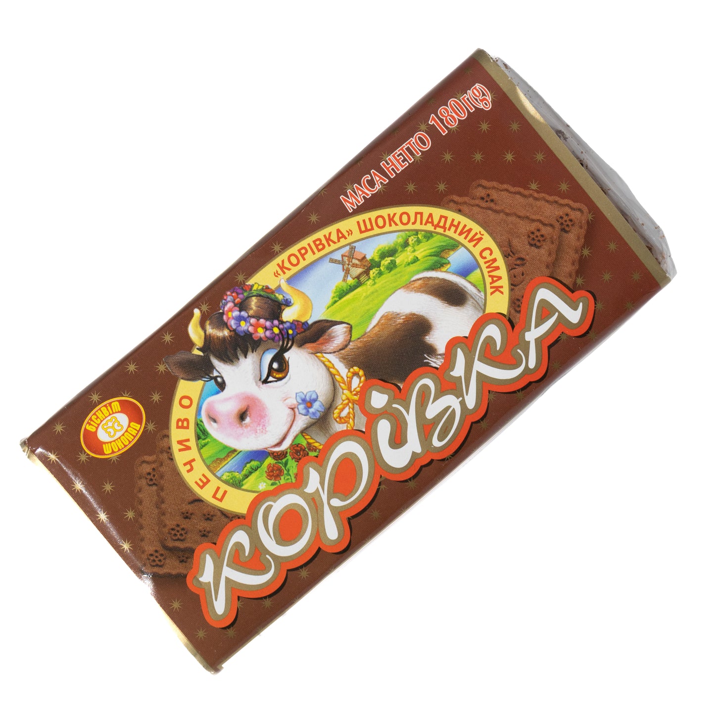 Biscuit Chocolate Korovka Chocolate Flavor Cookies, 6.35oz