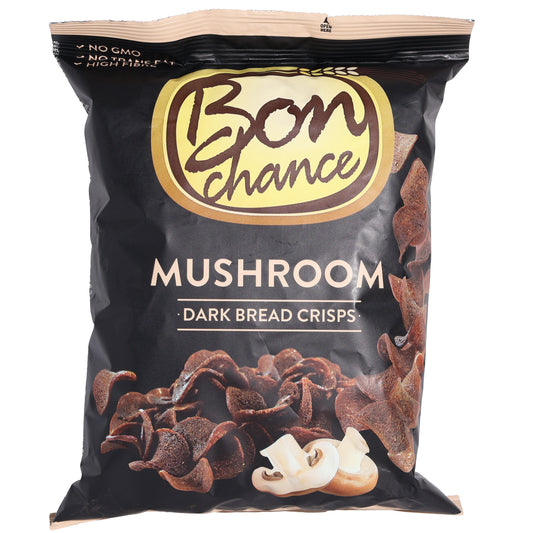 Bon Chance Mushroom Dark Bread Crisps, 4.23oz
