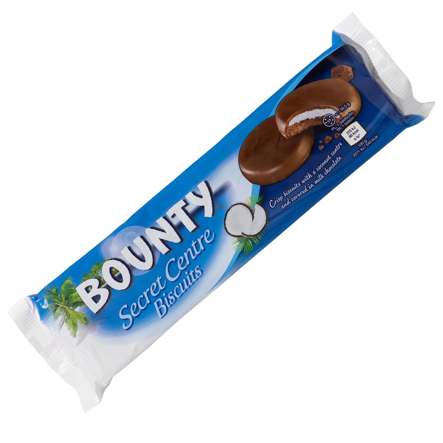 Bounty Secret Centre Coconut Biscuits in Milk Chocolate, 4.62oz