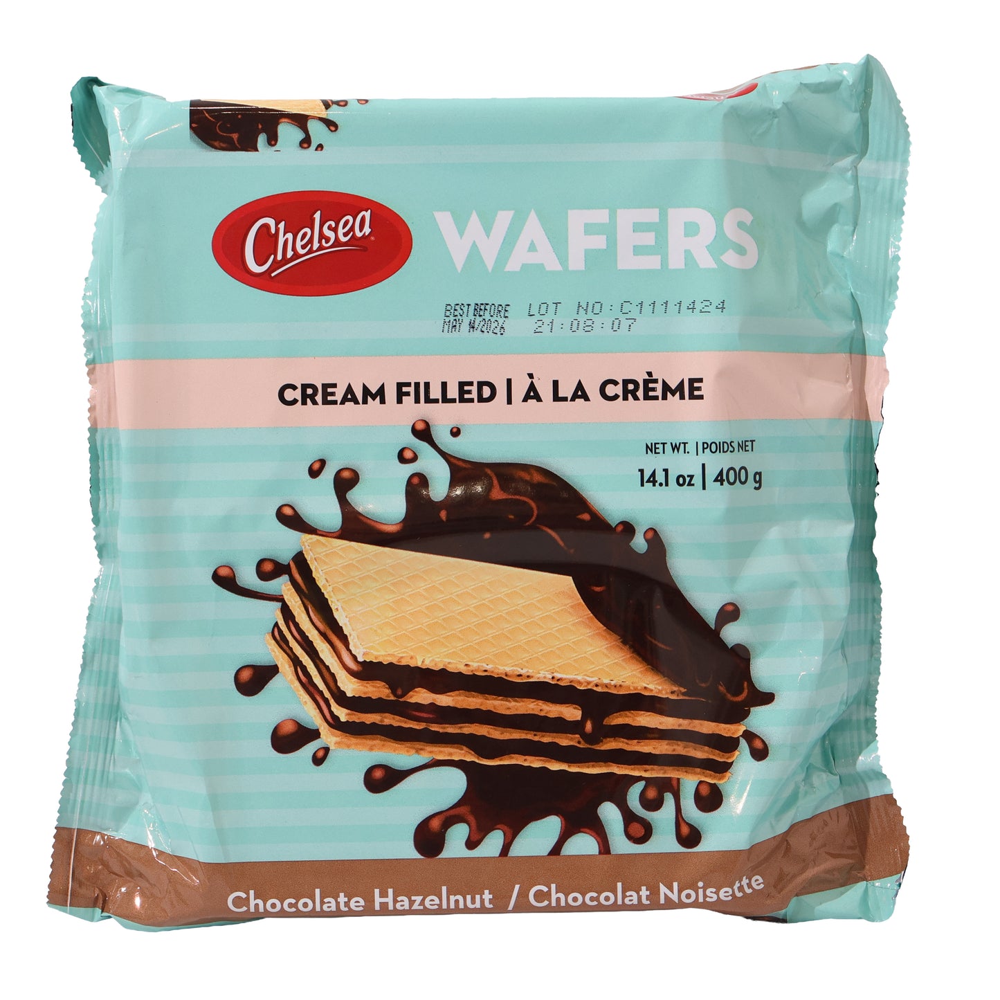 Chelsea Chocolate Hazelnut Cream-Filled Wafers, 14.1oz