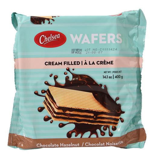 Chelsea Chocolate Hazelnut Cream-Filled Wafers, 14.1oz