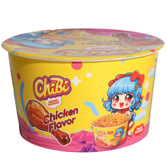 Chibi Chicken Flavor Instant Noodles, 3oz