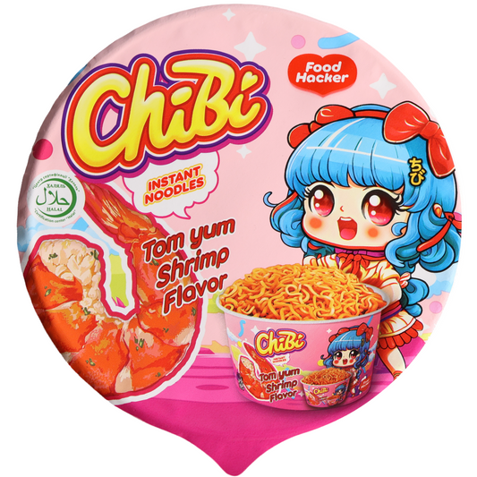 Chibi Tom Yum Shrimp Instant Noodles, 3oz