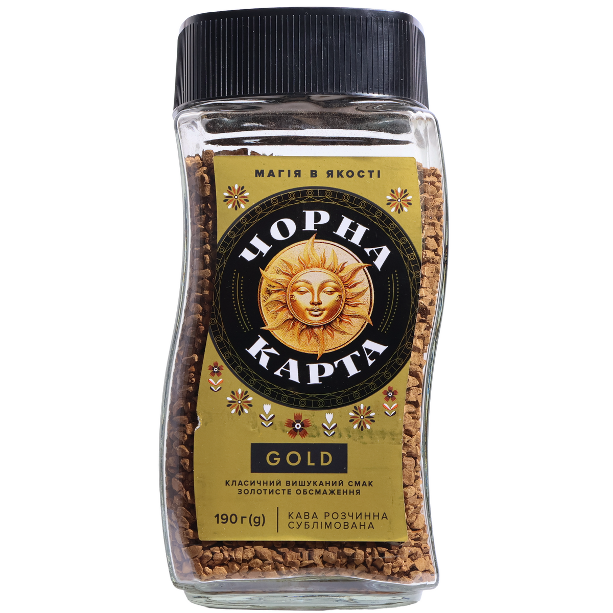 Chorna Karta Gold Freeze-Dried Instant Coffee, 6.7oz