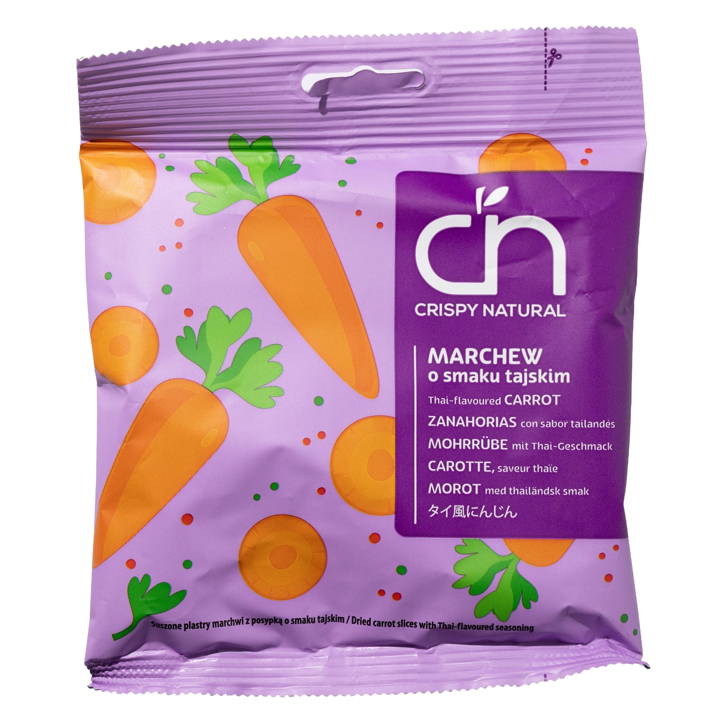 Crispy Natural Thai-Flavored Carrot Slices, 0.63oz