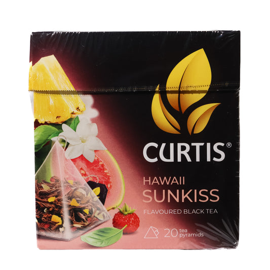 Curtis Hawaii Sunkiss Flavored Black Tea Pyramids, 20 Tea Pyramids