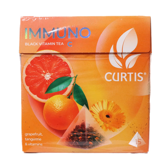 Черный чай Curtis с грейпфрутом и мандарином, 15 ТБ