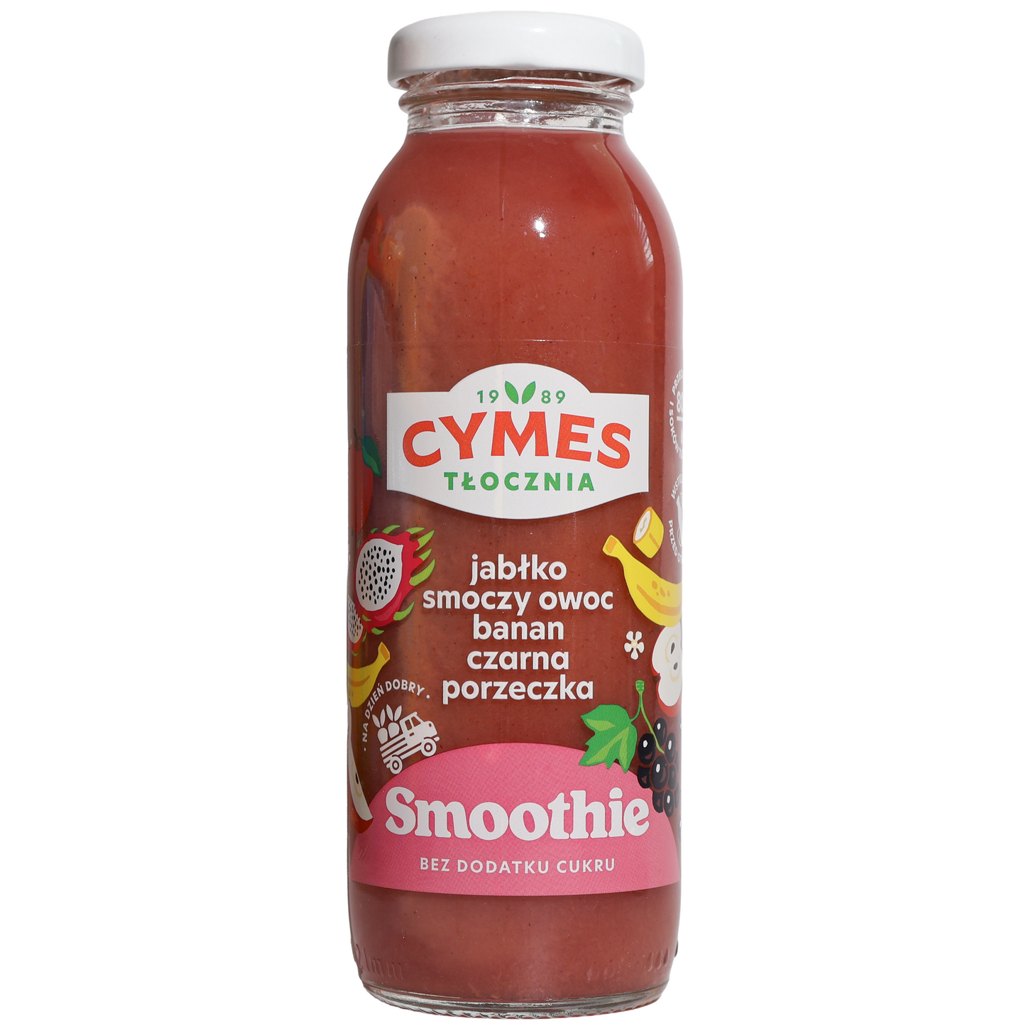 Cymes Tłocznia Apple Dragon Fruit Banana Blackcurrant Smoothie, 8.45oz