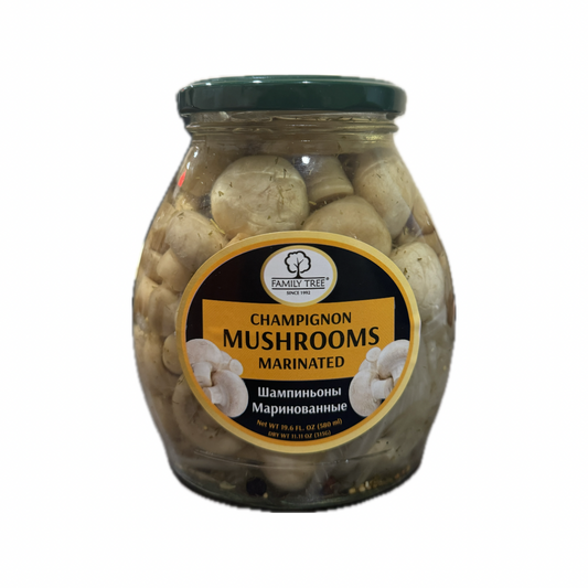 jar of Marinated Champignon Mushrooms, 580mL