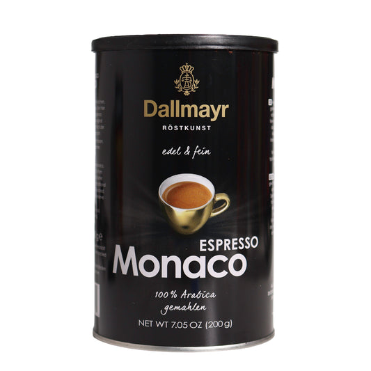 Dallmayr Espresso Monaco 100% Arabica Ground Coffee, 7.05oz