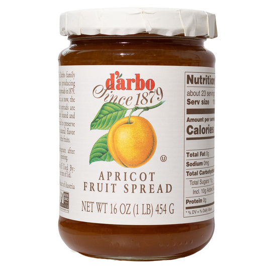 Darbo Apricot Fruit Spread, 16oz