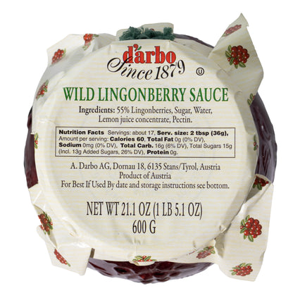 Darbo Wild Lingonberry Sauce, 21.1oz