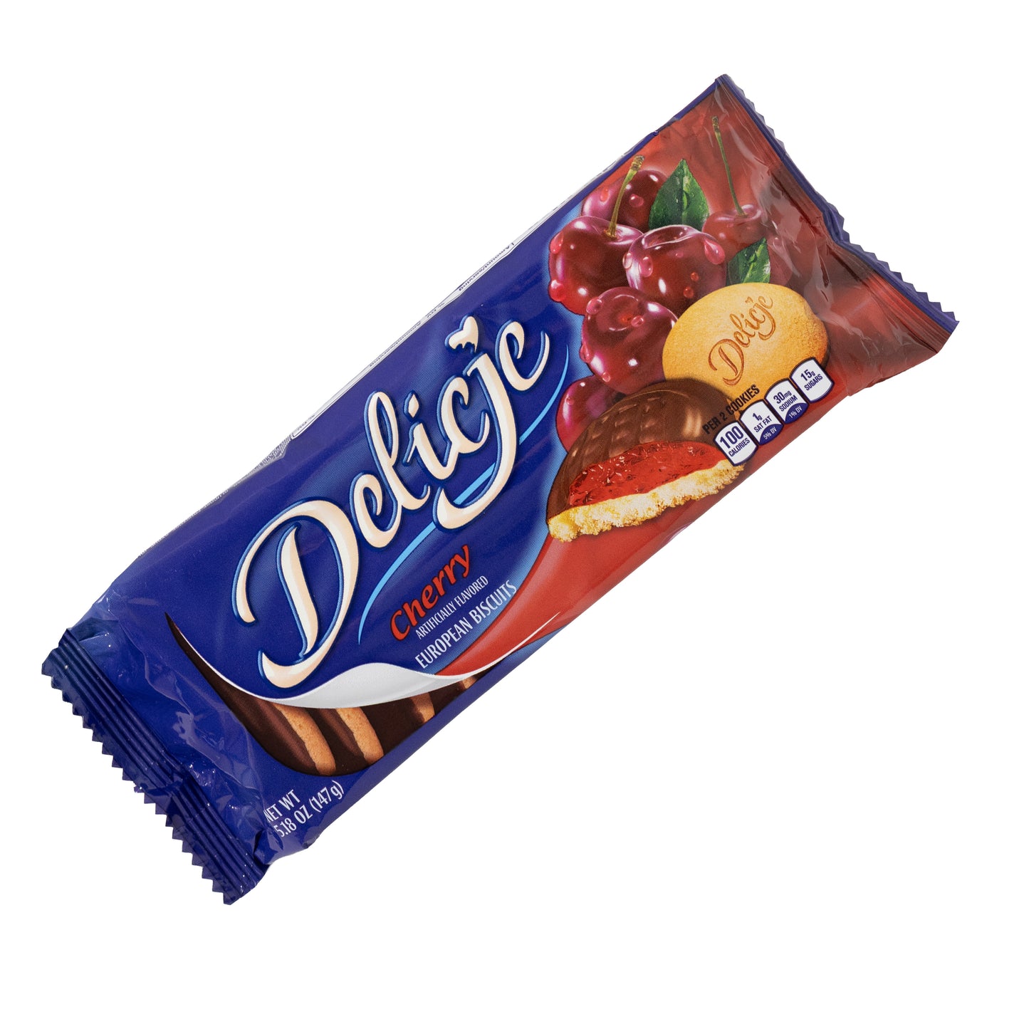 Delicje Cherry European Biscuits, 5.18oz