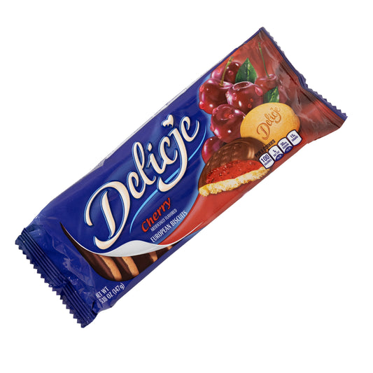 Delicje Cherry European Biscuits, 5.18oz