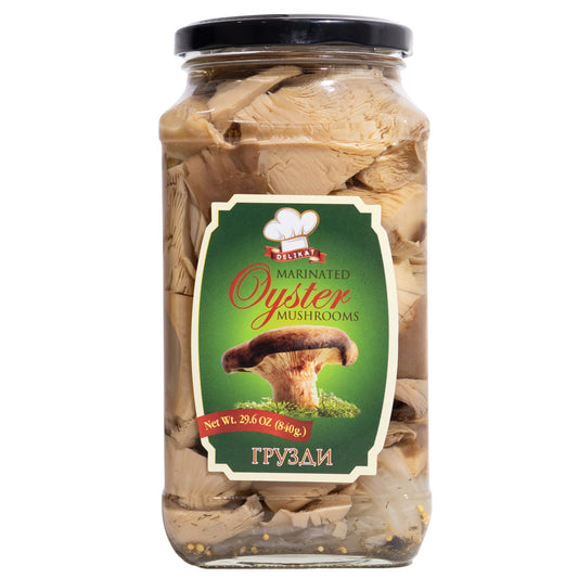Delikat Marinated Oyster Mushrooms, 29.6oz