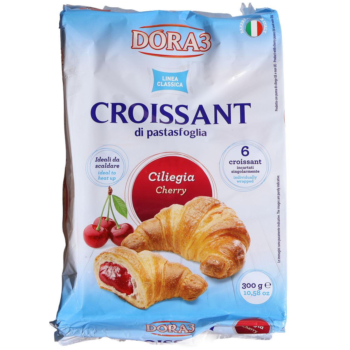 Dora3 Croissant Ciliegia Cherry Filled Croissants, 10.58oz