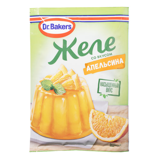 Dr. Bakers Orange Jelly Mix, 1.58oz
