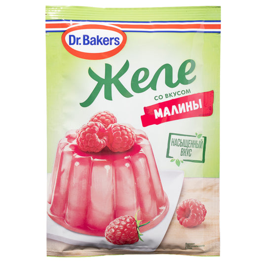 Dr. Bakers Raspberry Flavored Jelly Dessert Mix, 1.58oz