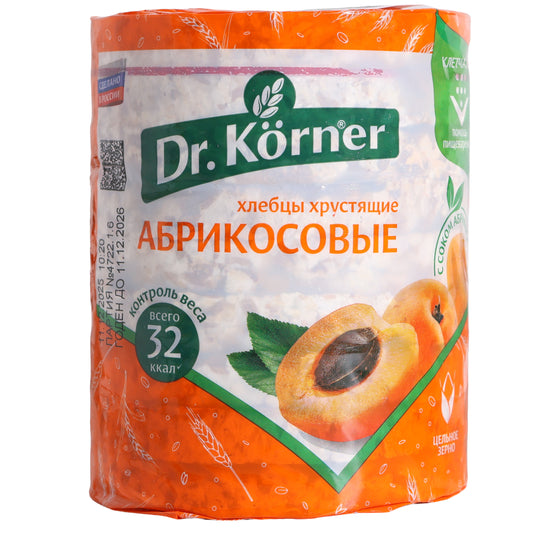 Dr. Korner Apricot Cereal Cocktail Crispbreads, 3.17oz