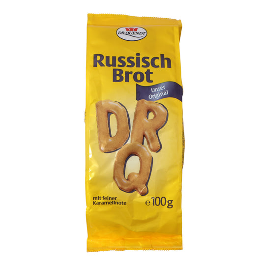 Dr. Quendt Russisch Brot Caramel Letter Cookies, 3.53oz
