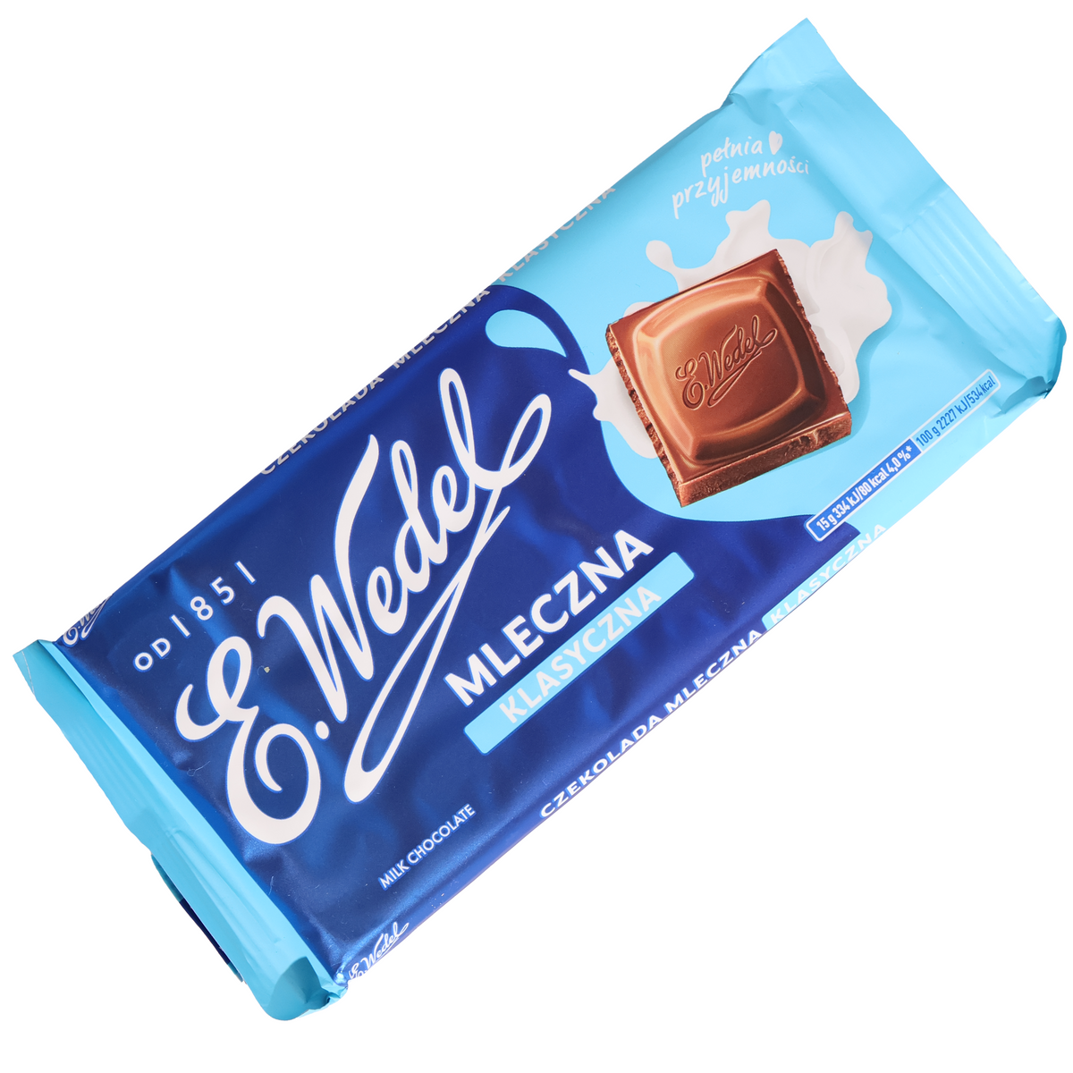 E. Wedel Mleczna Klasyczna Milk Chocolate, 3.17oz