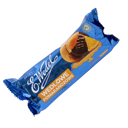 E. Wedel Orange Jelly Cakes in Dark Chocolate, 5.19oz