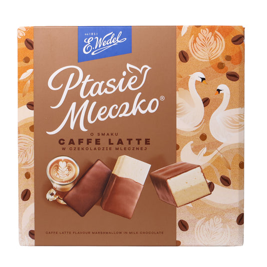 E. Wedel Ptasie Mleczko Caffe Latte Marshmallow in Milk Chocolate, 12oz
