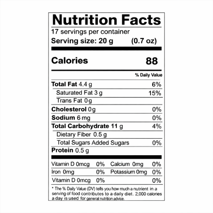 E. Wedel Ptasie Mleczko vanilla flavour marshmallow in dark chocolate, 12 oz — nutrition facts label (serving size 20 g / 0.7 oz)