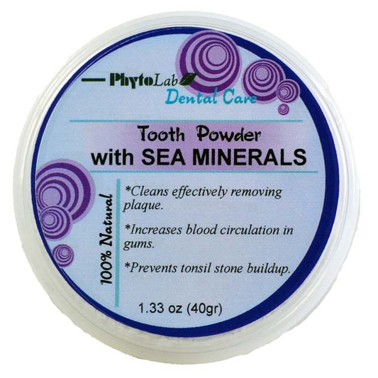 pack of Tooth Powder w/ Sea Minerals, 40g