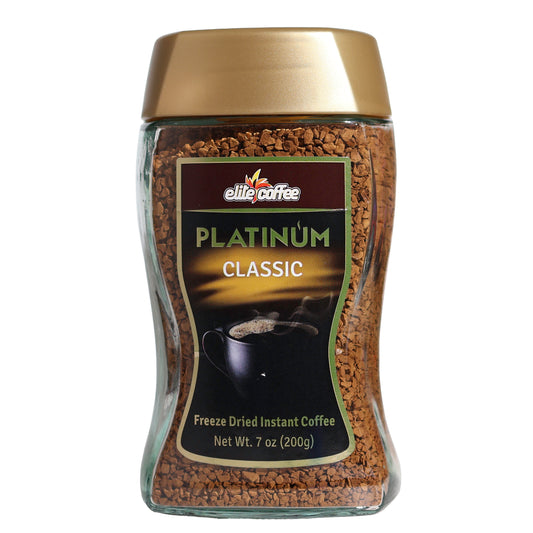 Elite Coffee Platinum Classic Freeze Dried Instant Coffee, 7oz