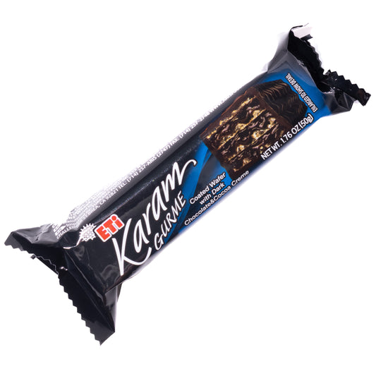 Eti Karam Gurme Chocolate & Cocoa Creme Coated Wafer Bar, 1.76oz