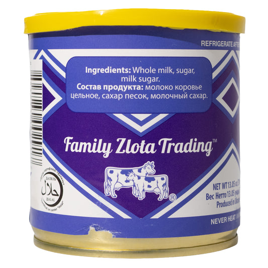 Family Zlota Trading Sweetened Condensed Milk, 13.05oz