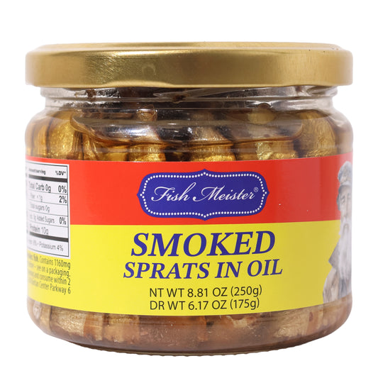 Fish Meister Smoked Sprats in Oil, 8.81oz
