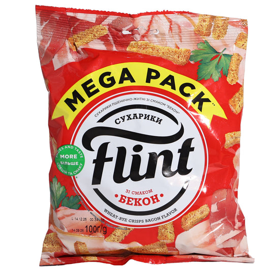 Flint Wheat-Rye Crisps Bacon Flavor, 3.53oz