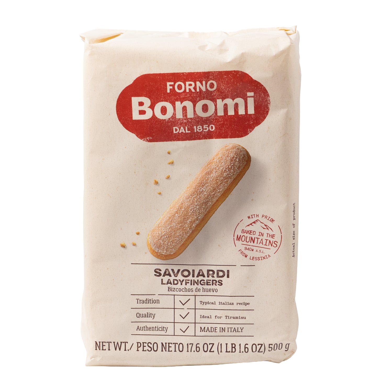 Forno Bonomi Savoiardi Ladyfingers, 17.6oz