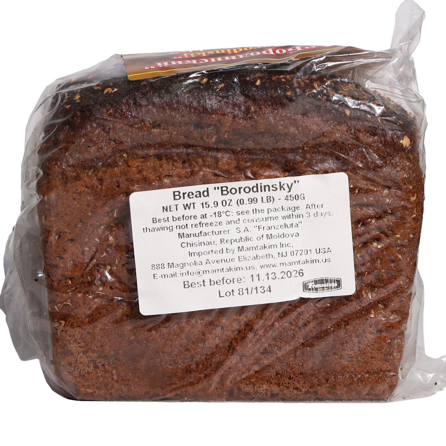 Franzeluta Borodinsky Bread, 15.9oz