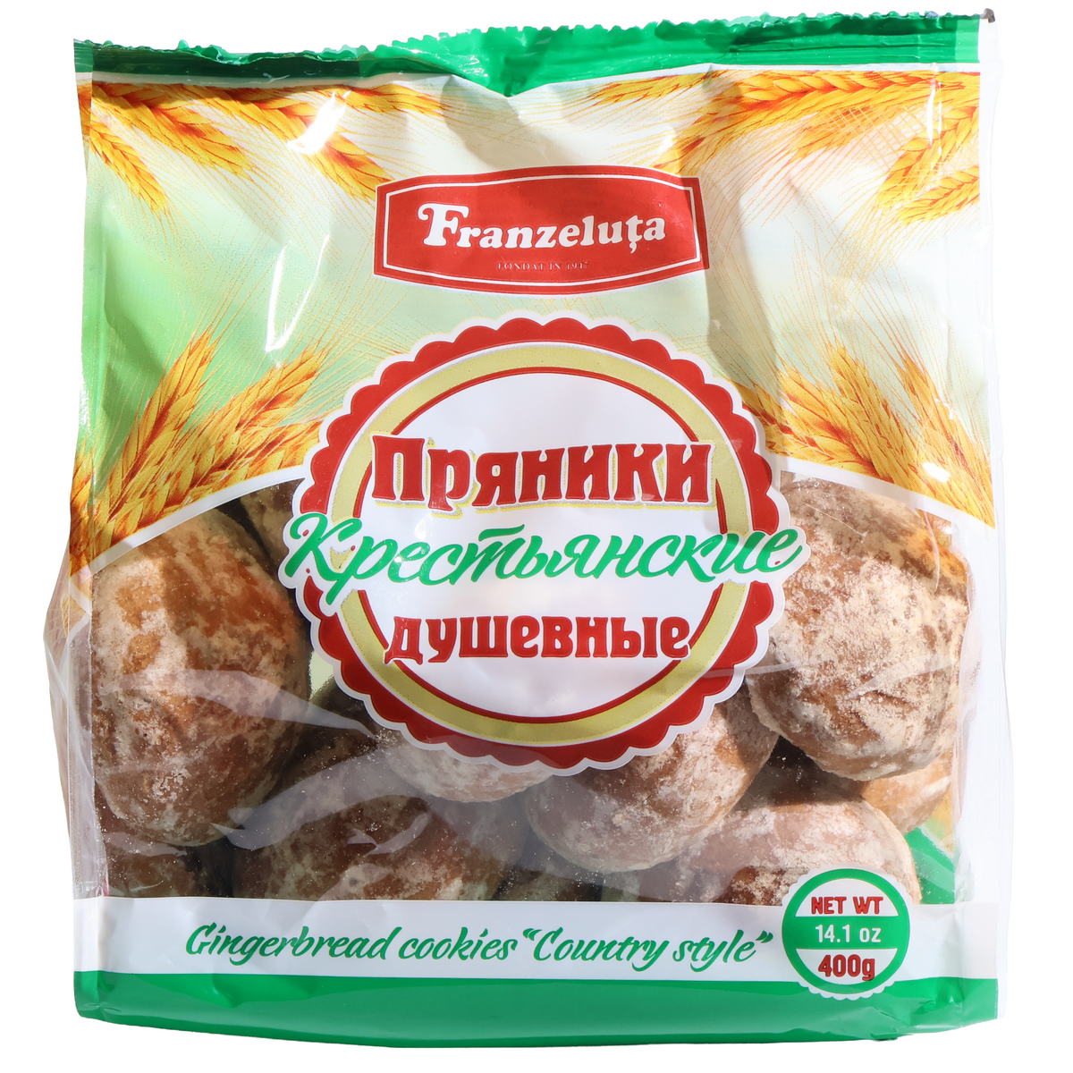 Franzeluta Country Style Apricot Gingerbread Cookies, 14.1oz