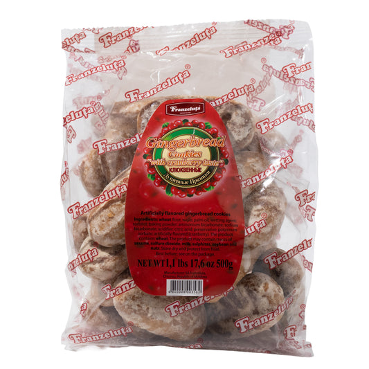 Franzeluta Gingerbread Cookies with Cranberry Taste, 17.6oz
