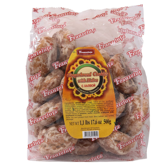 Franzeluta Gingerbread Cookies with Halva, 17.6oz