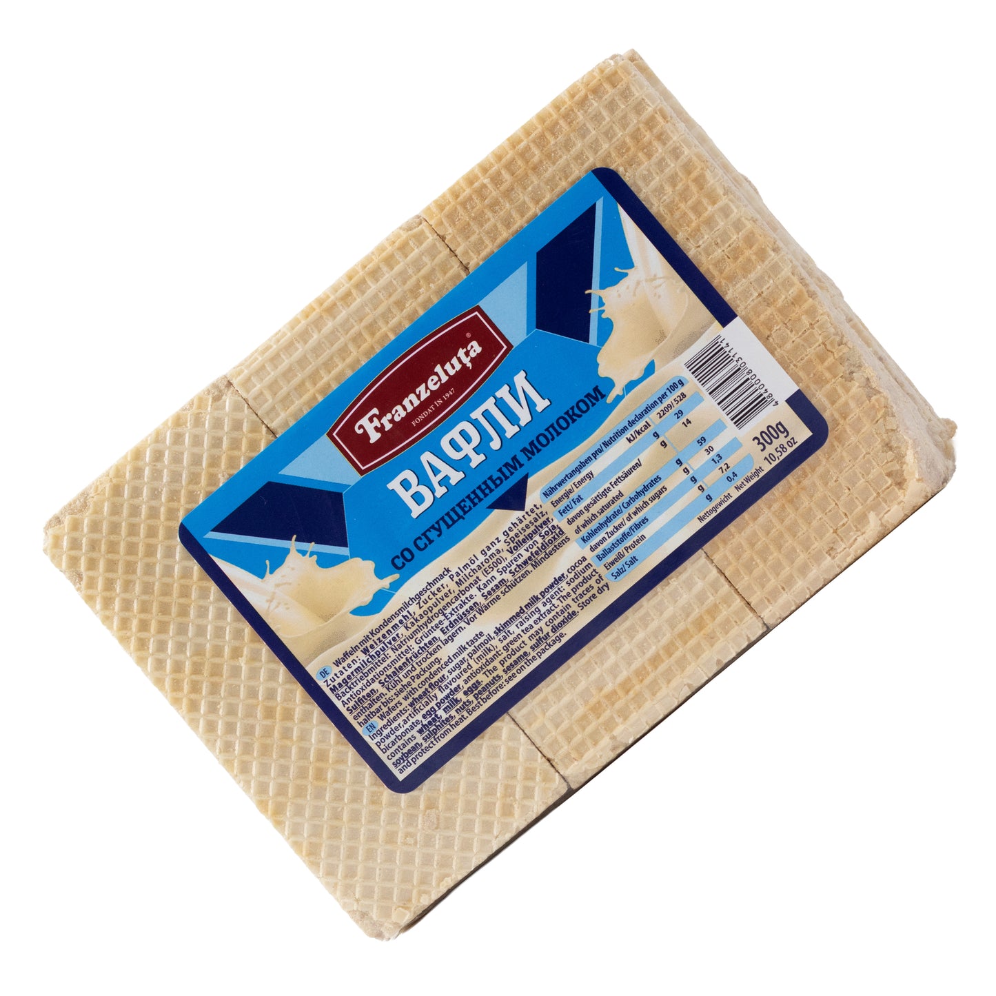 Franzeluta Wafers with Condensed Milk Taste, 10.58oz