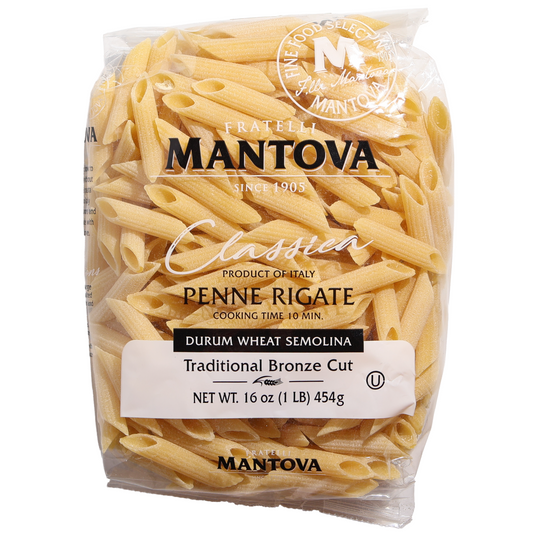 Fratelli Mantova Penne Rigate Bronze Cut Pasta, 16oz