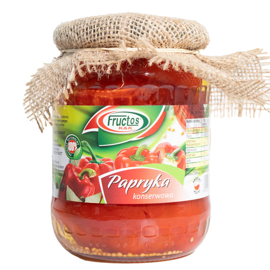 Fructos K&K Marinated Red Peppers, 23.6oz
