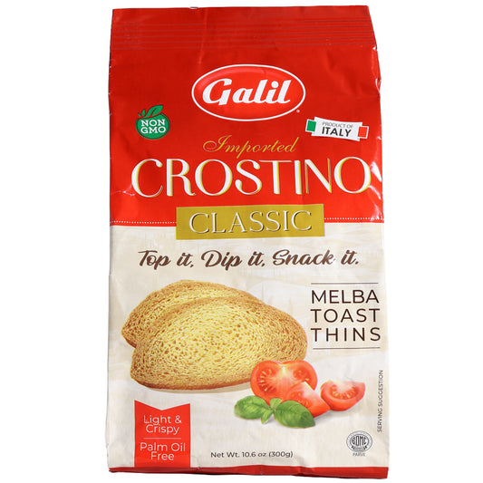 Galil Crostino Classic Melba Toast Thins, 10.6oz