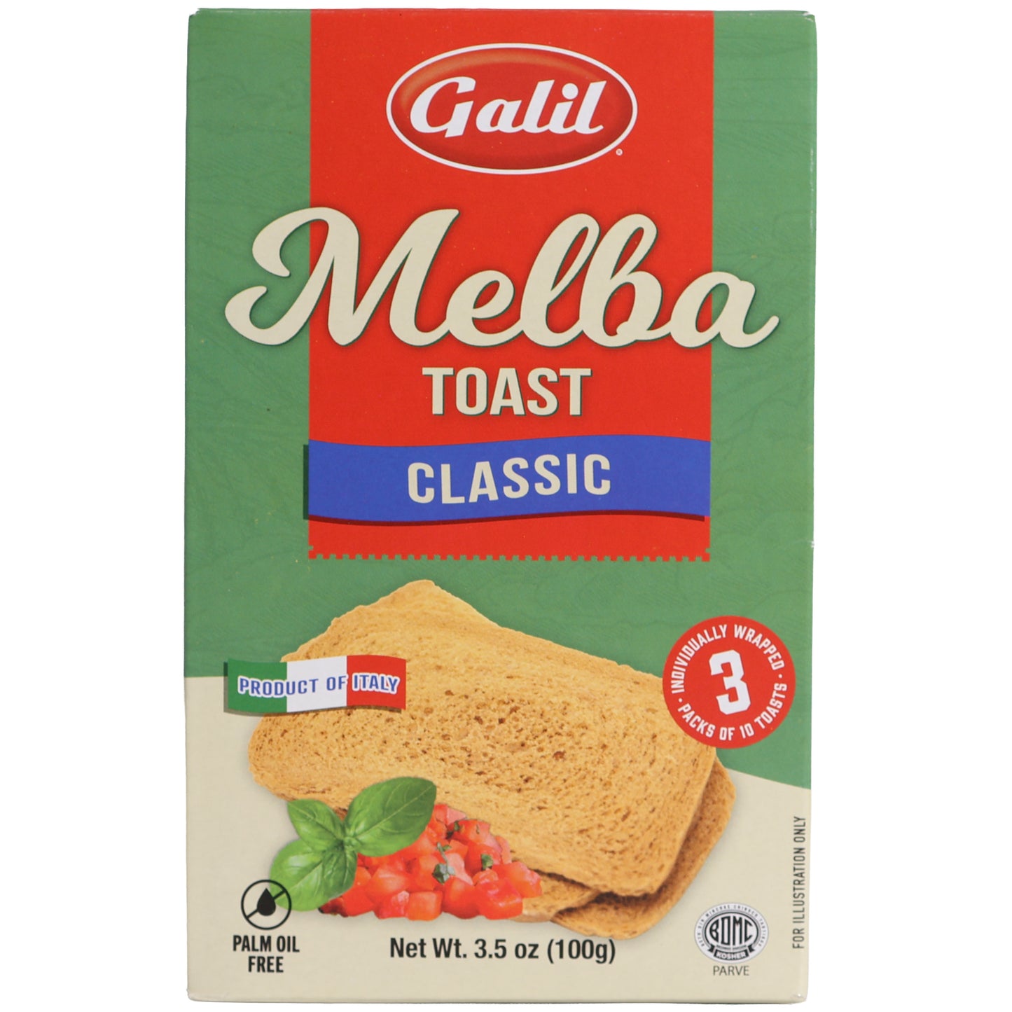 Galil Melba Toast Classic, 3.5oz