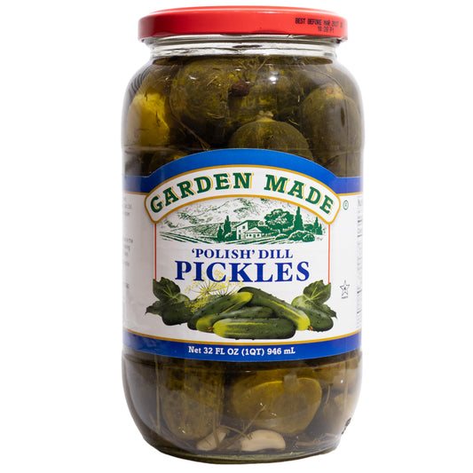 Garden Made Polish Dill Pickles, 32oz